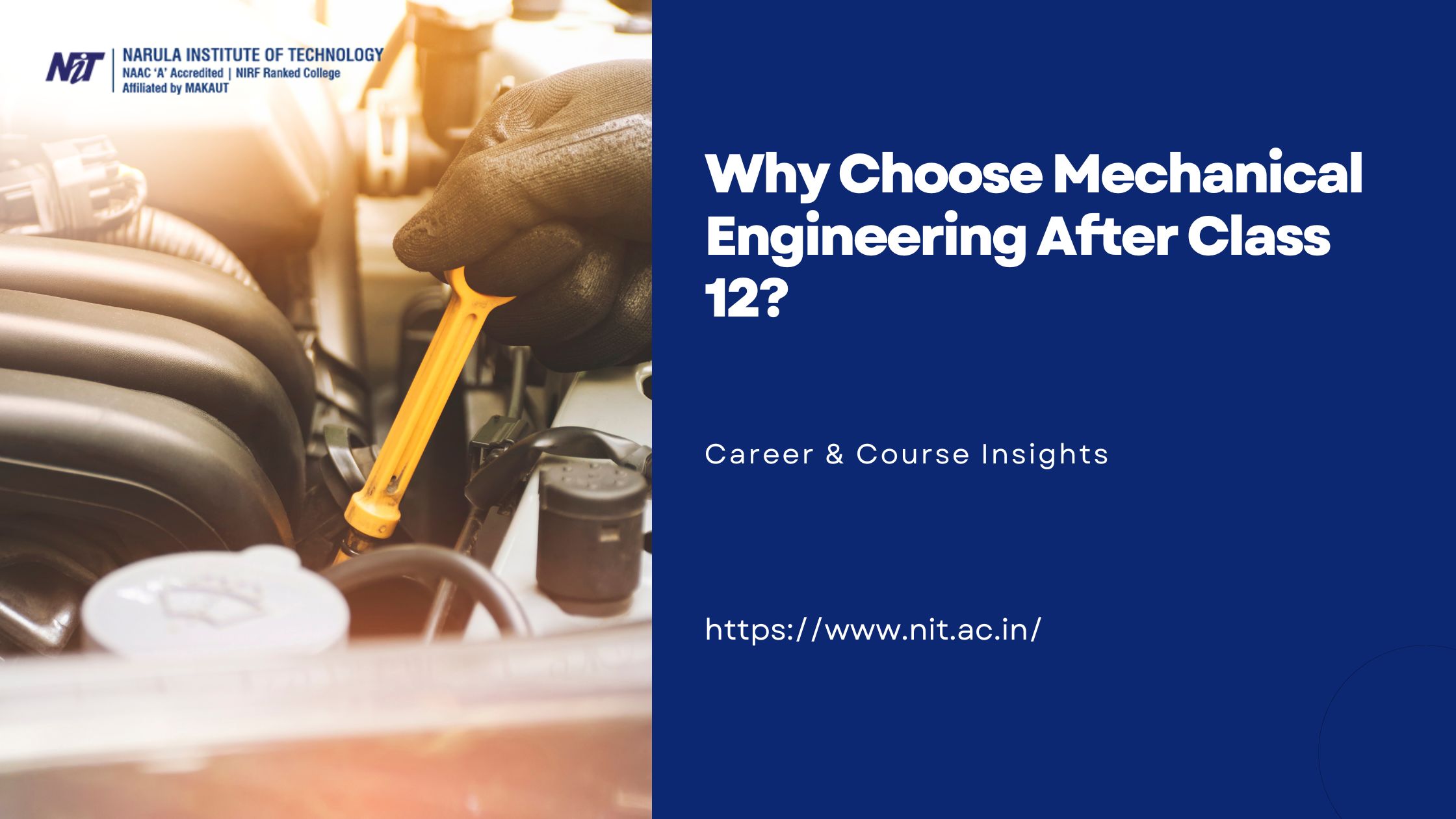 Why Choose Mechanical Engineering After Class 12? Career & Course Insights